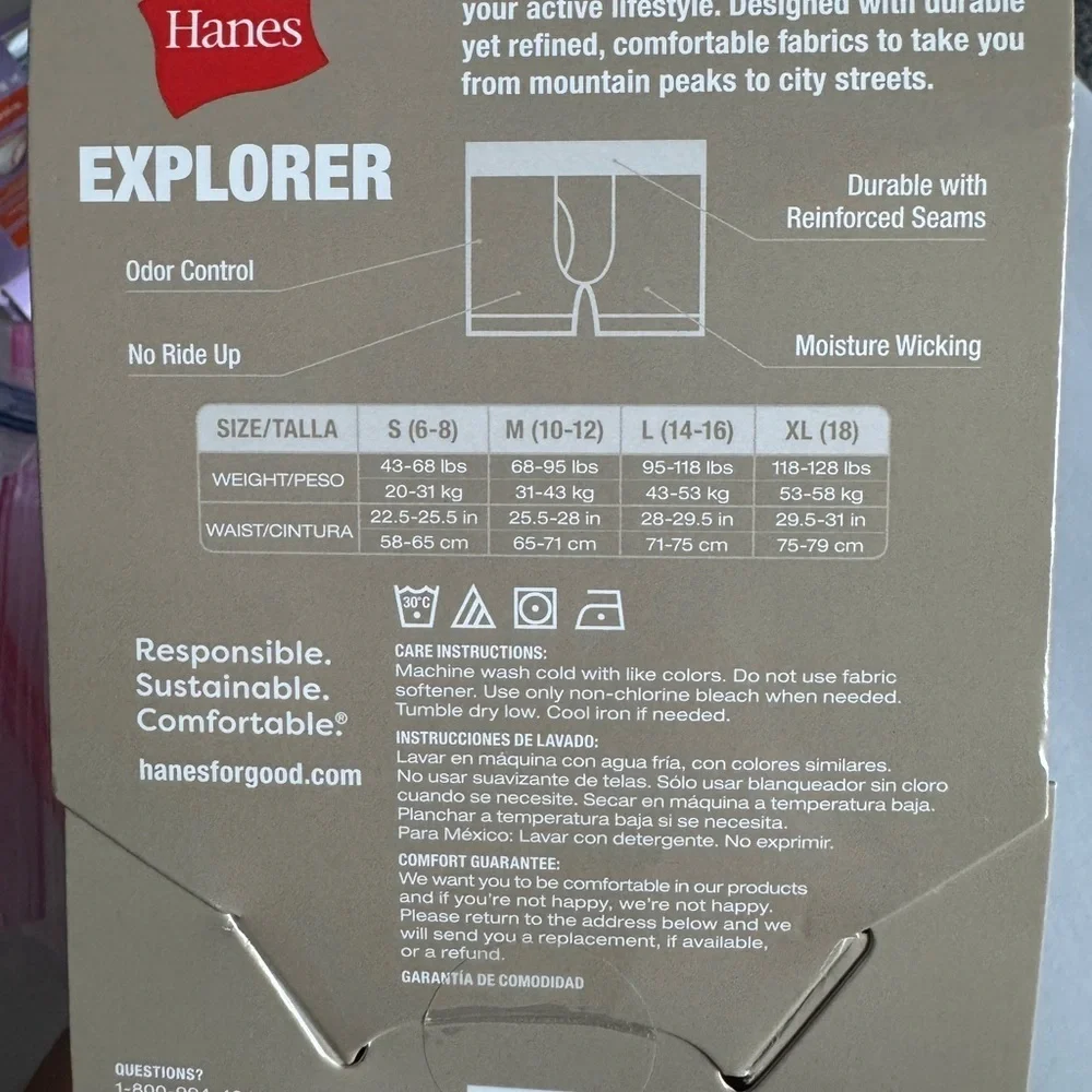 Hanes Explorer Men's Underwear - Gray
